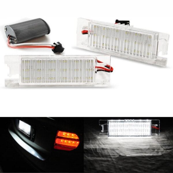 Led Φαναράκια Πινακίδας Για Opel Astra H , Astra J , Zafira B ,  Corsa D , Insignia / Hyundai IX35 Με Canbus Ζευγάρι 2 Τεμάχια - Image 2