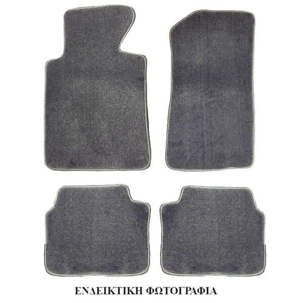 Μοκέτες Αυτοκινήτου Για BMW E60/E61 2003-2010 Γκρι 4 Τεμάχια