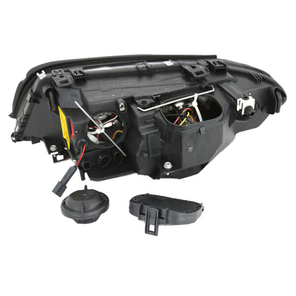 Μπροστινά Φανάρια Set Για Bmw 3 E46 Coupe/Cabrio 03-06 Angel Eyes Μαύρα H7/H7 Με Μοτέρ Depo - Image 4