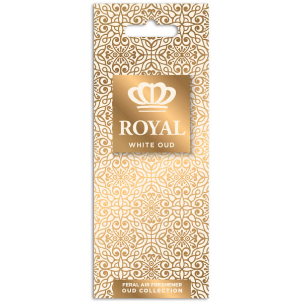 Αρωματικό Αυτοκινήτου Κρεμαστό Feral Royal Collection White Oud - Image 2