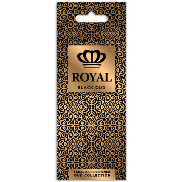 Αρωματικό Αυτοκινήτου Κρεμαστό Feral Royal Collection Black Oud - Image 2