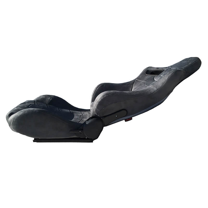 Καθίσματα Bucket R8 Suede Αλκαντάρα Γκρι Ζευγάρι 2 Τεμαχίων - Image 5