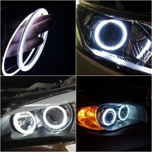 Δαχτυλίδι Angel Eyes CCFL 1 Τεμάχιο 106mm Λευκό - Image 3