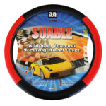 ΚΑΛΥΜΜΑ ΤΙΜΟΝΙΟΥ SOABLE – ΔΕΡΜΑΤΙΝΗ - ΜΑΥΡΟ/ΚΟΚΚΙΝΟ